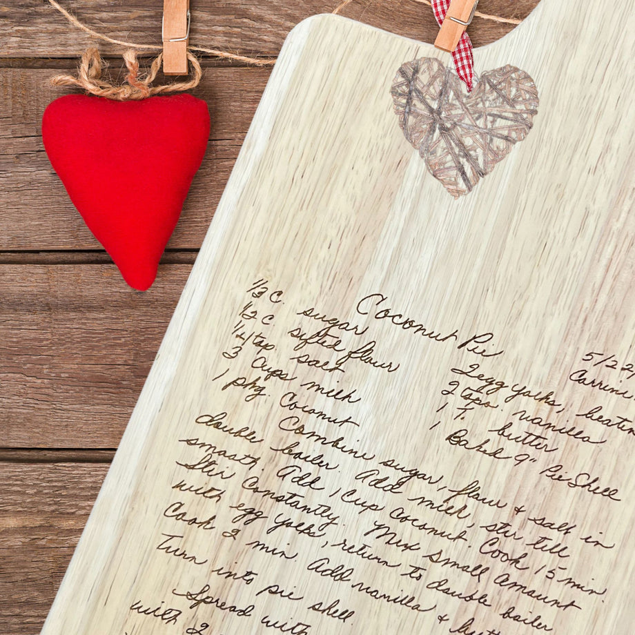 Recipe Personalized Cutting Board - Make a Gift for Mom with Her