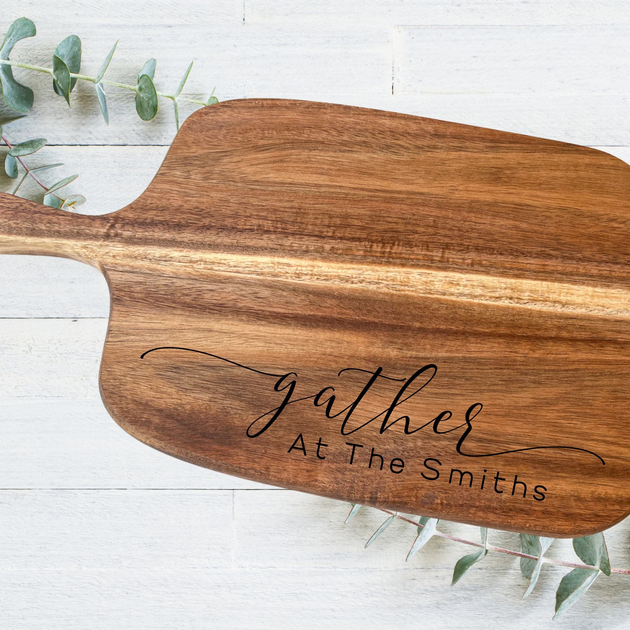Custom Engraved Cutting Board with Your Uploaded Recipe