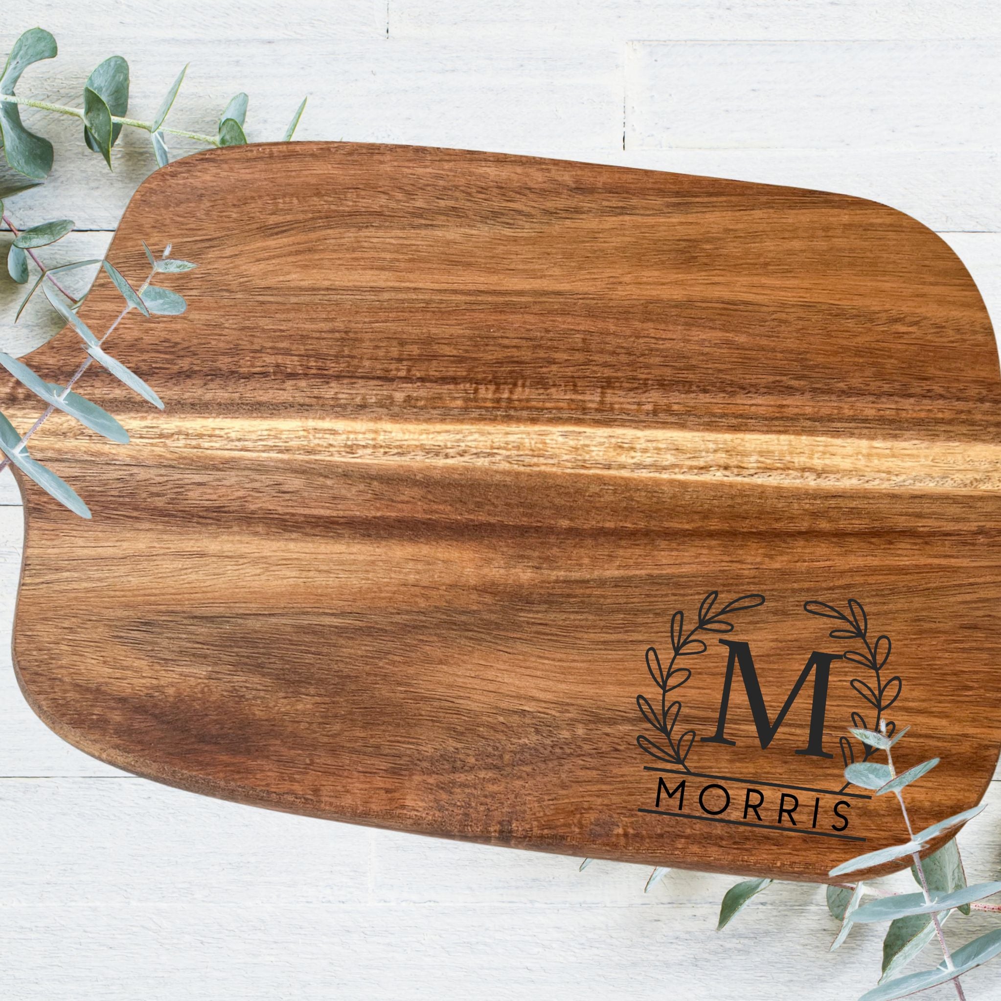 Custom Engraved Cutting Board with Your Uploaded Recipe